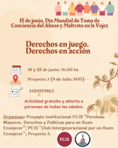 Charla por el día Mundial de Toma de Conciencia del Abuso y Maltrato en la vejez
