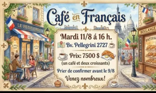Sumate al café en Francés