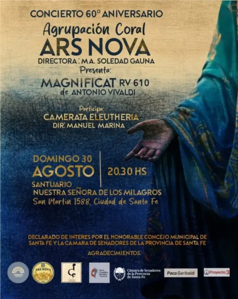 Celebración de los 60 años de la Agrupación Coral ARS NOVA